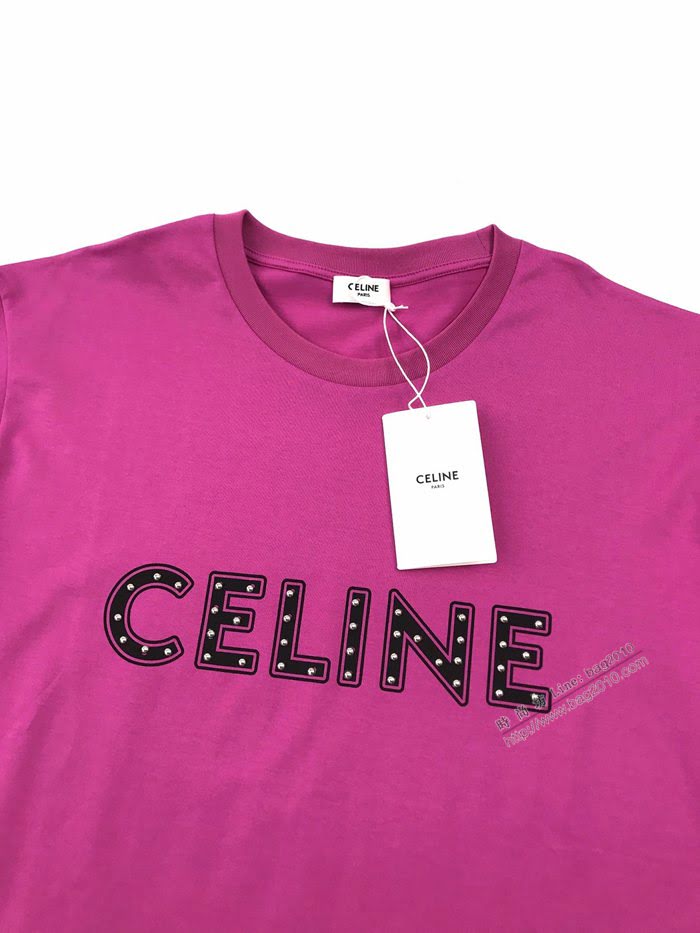 CELINE男裝 賽琳20SS膠囊系列柳丁裝飾短袖 寬鬆版型  ydi3435